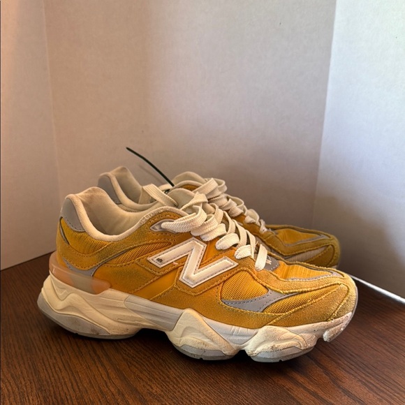 New Balance Other - New Balance 9060 boys sneakers Varsity Gold Cream Sneakers. Size 3.5